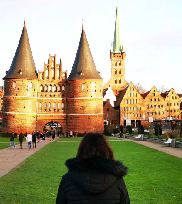 Die Sehenswürdigkeit von Lübeck: das Holstentor